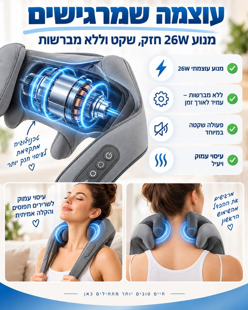 Larimel Relax– מכשיר עיסוי לצוואר ולכתפיים